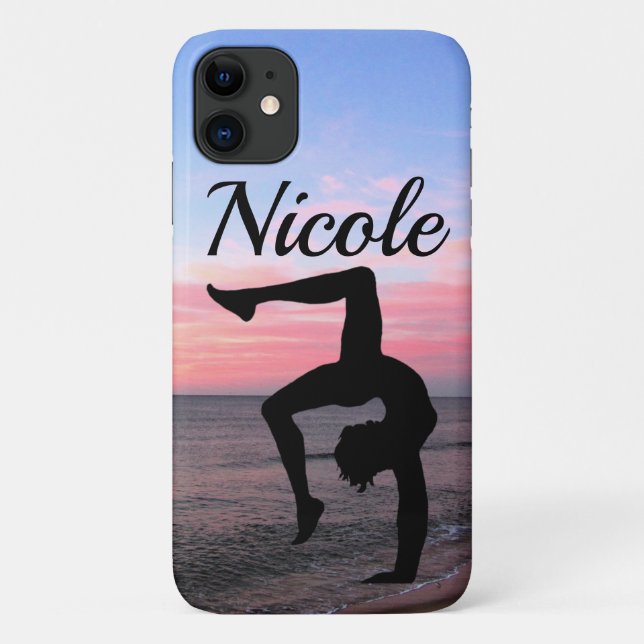 COQUES Case-Mate iPhone JOLIE FILLE DE GYMNAST PERSONNALISÉE (Dos)