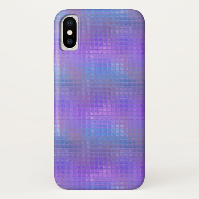 Coques Case-Mate iPhone Jolie Fille Glamour Iridescente Violet Clair (Dos)