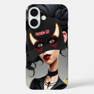 Coque Pour iPhone 16 Jolie fille horrible 