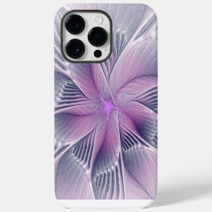 Coque Case-Mate iPhone Jolie fleur rose abstraite moderne art fractal