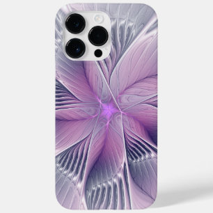 Coque Case-Mate iPhone Jolie fleur rose abstraite moderne art fractal