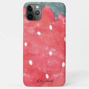 Case-Mate iPhone Case Jolie fraise à l'aquarelle
