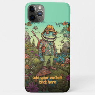 Case-Mate iPhone Case Jolie grenouille voyageuse Cottagecore Fleur sauva