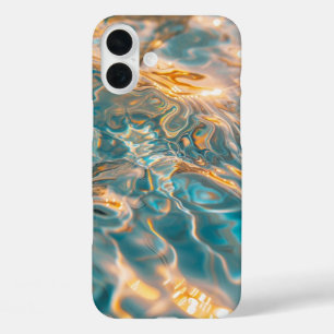 Coque Pour iPhone 16 Plus Jolie Moderne Faux Iridescente