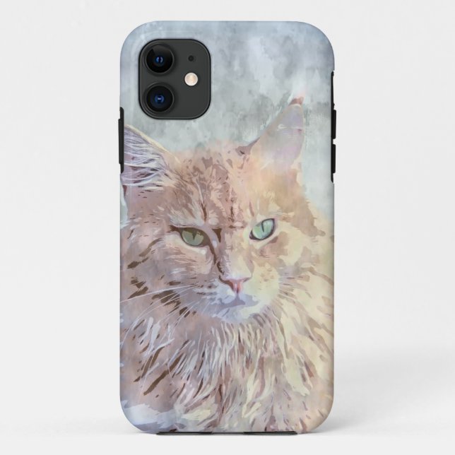 Coques Case-Mate iPhone Jolie oeuvre de chats Cool (Dos)