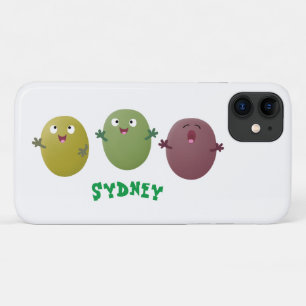 Case-Mate iPhone Case Jolie olives joyeux chantant dessin animé
