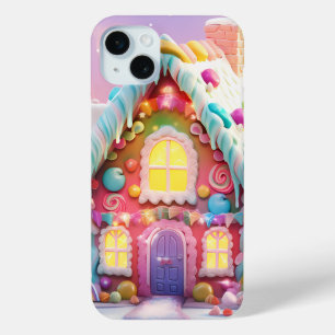 COQUE Case-Mate iPhone JOLIE PASTEL NOËL VACANCES GINGERBREAD MAISON
