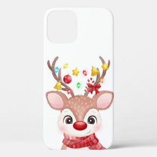 Case-Mate iPhone Case Jolie renne de Noël adorable