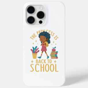 Coque Case-Mate iPhone Jolie rentrée à l'école Princesse Girl Illustratio