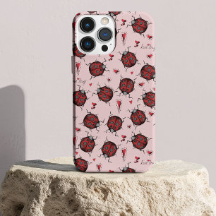 Case-Mate iPhone Case Jolie rose Ladybug Hearts Love Bug Illustration