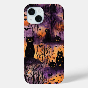Coque Case-Mate iPhone Jolie sorcière de chat Halloween sur la saison d'a