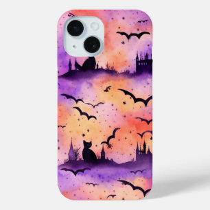 Coque Case-Mate iPhone Jolie sorcière de chat Halloween sur la saison d'a