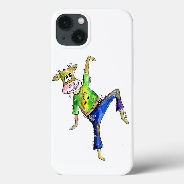 Coques Case-Mate iPhone Jolie vache dansante Whimsical (Verso)