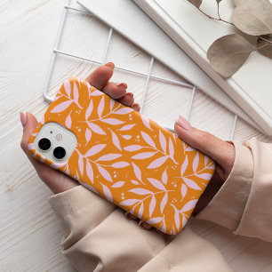 Case-Mate iPhone Case Jolies branches - orange et rose Coque-Mate iPhone