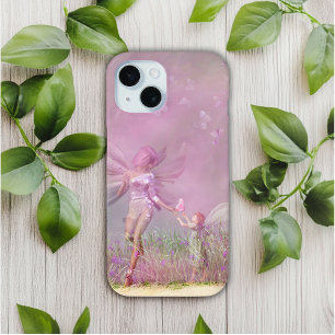 Coque Case-Mate iPhone Jolies Fées Papillon Rose Moderne Féminin