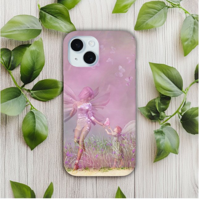 Coques Case-Mate iPhone Jolies Fées Papillon Rose Moderne Féminin (Créateur téléchargé)