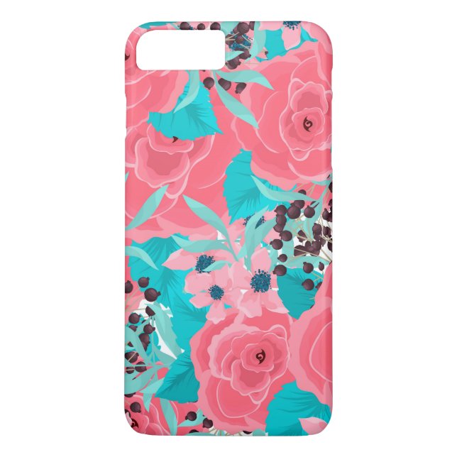 Coques Case-Mate iPhone Jolies Fleurs Roses (Dos)