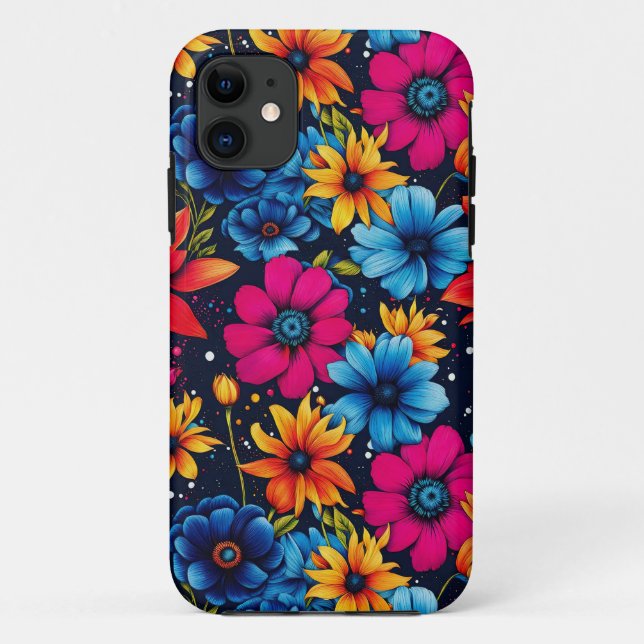 Coques Case-Mate iPhone Jolies fleurs sucrées et roses (Dos)
