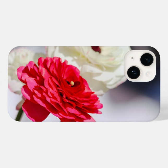 Coques Case-Mate iPhone Jolies pivoines de printemps (Verso (horizontal))
