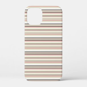 Case-Mate iPhone Case Jolies rayures blanches et rouges vintage