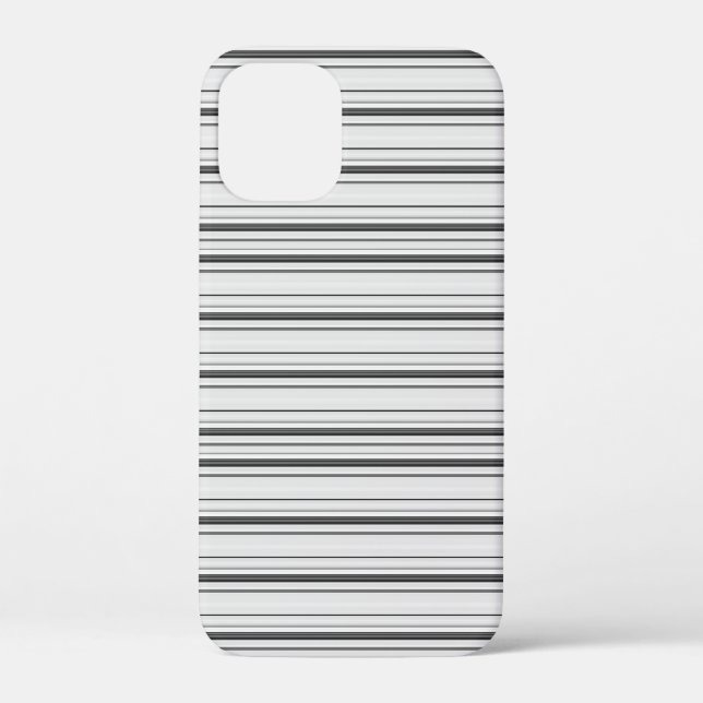 Coques Case-Mate iPhone Jolies rayures blanches grises (Verso)