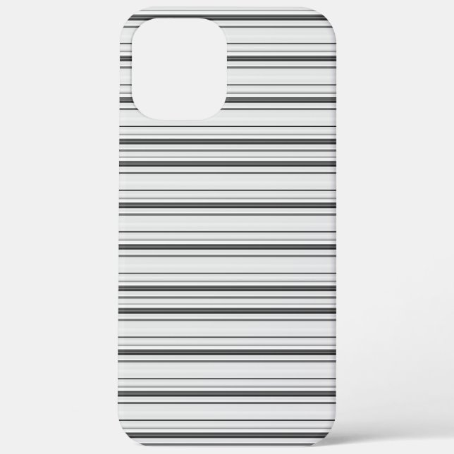 Coques Case-Mate iPhone Jolies rayures blanches grises (Verso)