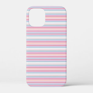 Case-Mate iPhone Case Jolies rayures blanches roses