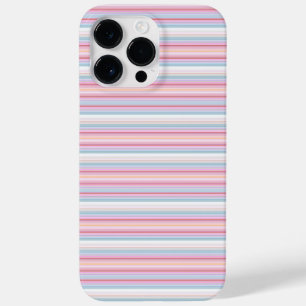 Coque Case-Mate iPhone Jolies rayures blanches roses