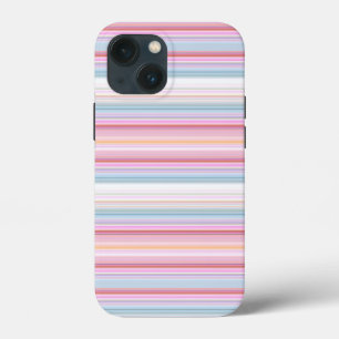 Case-Mate iPhone Case Jolies rayures blanches roses