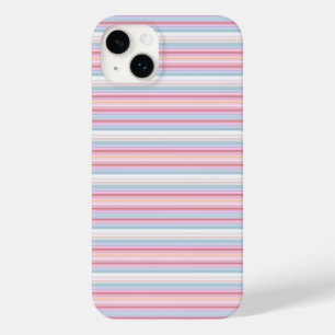 Coque Case-Mate iPhone Jolies rayures blanches roses
