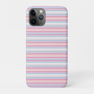 Case-Mate iPhone Case Jolies rayures blanches roses