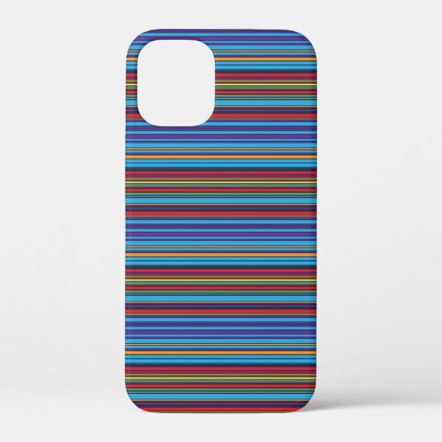 Coques Case-Mate iPhone Jolies rayures bleu violet (Verso)