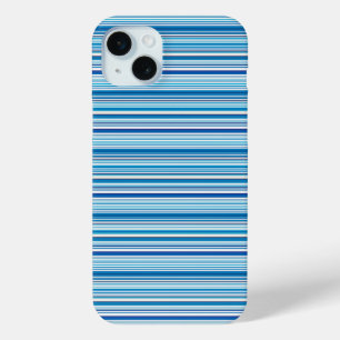 Coque Case-Mate iPhone Jolies rayures bleues blanches