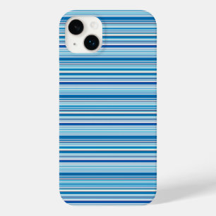 Coque Case-Mate iPhone Jolies rayures bleues blanches