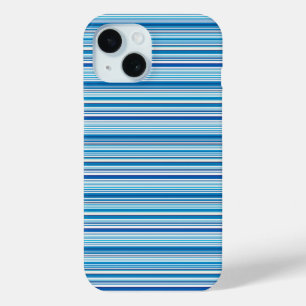 Coque Case-Mate iPhone Jolies rayures bleues blanches