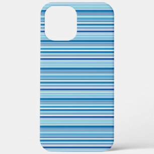 Case-Mate iPhone Case Jolies rayures bleues blanches
