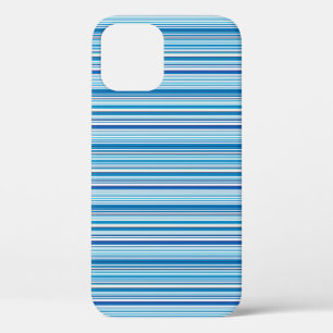 Case-Mate iPhone Case Jolies rayures bleues blanches