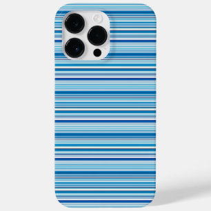 Coque Case-Mate iPhone Jolies rayures bleues blanches