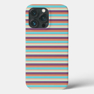 Case-Mate iPhone Case Jolies rayures bleues marron 