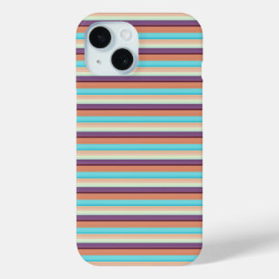 Coque Case-Mate iPhone Jolies rayures bleues marron