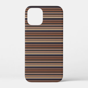 Case-Mate iPhone Case Jolies rayures bleues marron