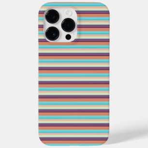 Coque Case-Mate iPhone Jolies rayures bleues marron