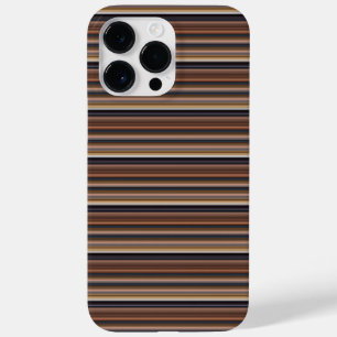 Coque Case-Mate iPhone Jolies rayures bleues marron