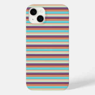 Coque Case-Mate iPhone Jolies rayures bleues marron