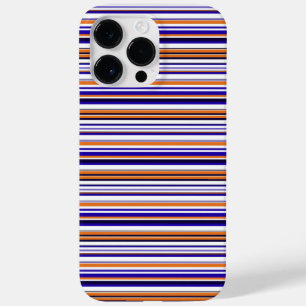 Coque Case-Mate iPhone Jolies rayures bleues orange