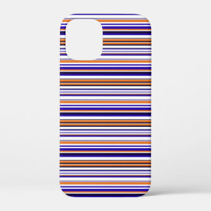 Case-Mate iPhone Case Jolies rayures bleues orange