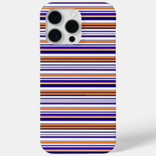 Coque Case-Mate iPhone Jolies rayures bleues orange
