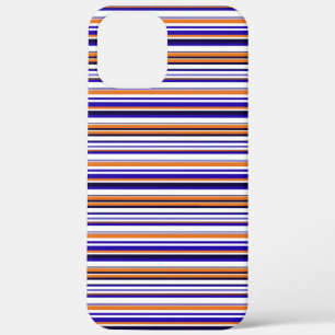 Case-Mate iPhone Case Jolies rayures bleues orange