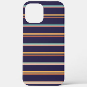 Case-Mate iPhone Case Jolies rayures bleues rétro