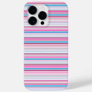 Coque Case-Mate iPhone Jolies rayures bleues roses